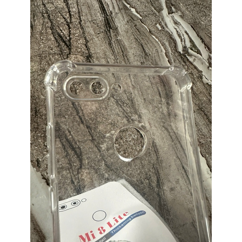 Mi8Lite /Mi 8Lite เคสกันกระแทกแบบยืดหยุ่นใส