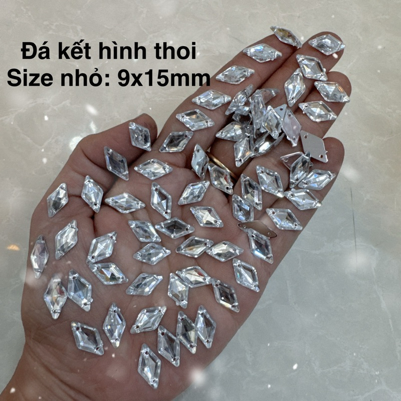 140 -280 หินรูป Rhombus ขนาด 9x15mm, 11x18mm, 15x25mm เป็นอุปกรณ์เสริม