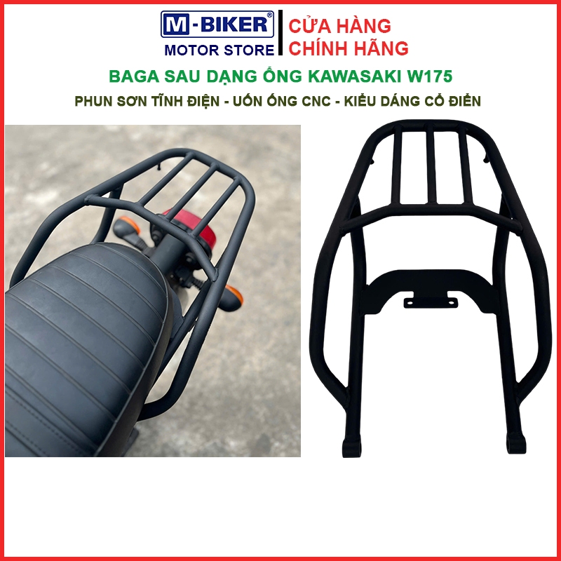 กระเป๋าหลัง Kawasaki W175, กระเป๋าหลัง สําหรับ Kawasaki W175 แท้ MBIKER