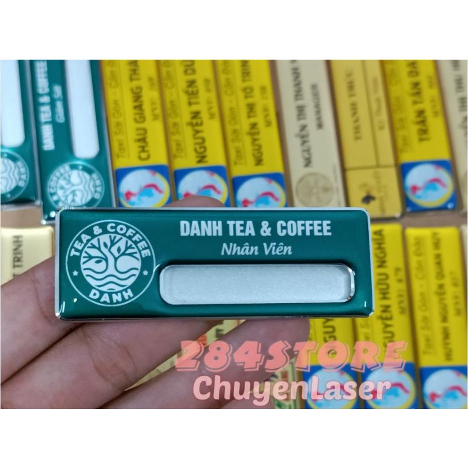 PREMIUM PRE-PRINTED NAME PILL NAME PLATE - ขนาด 25X70mm