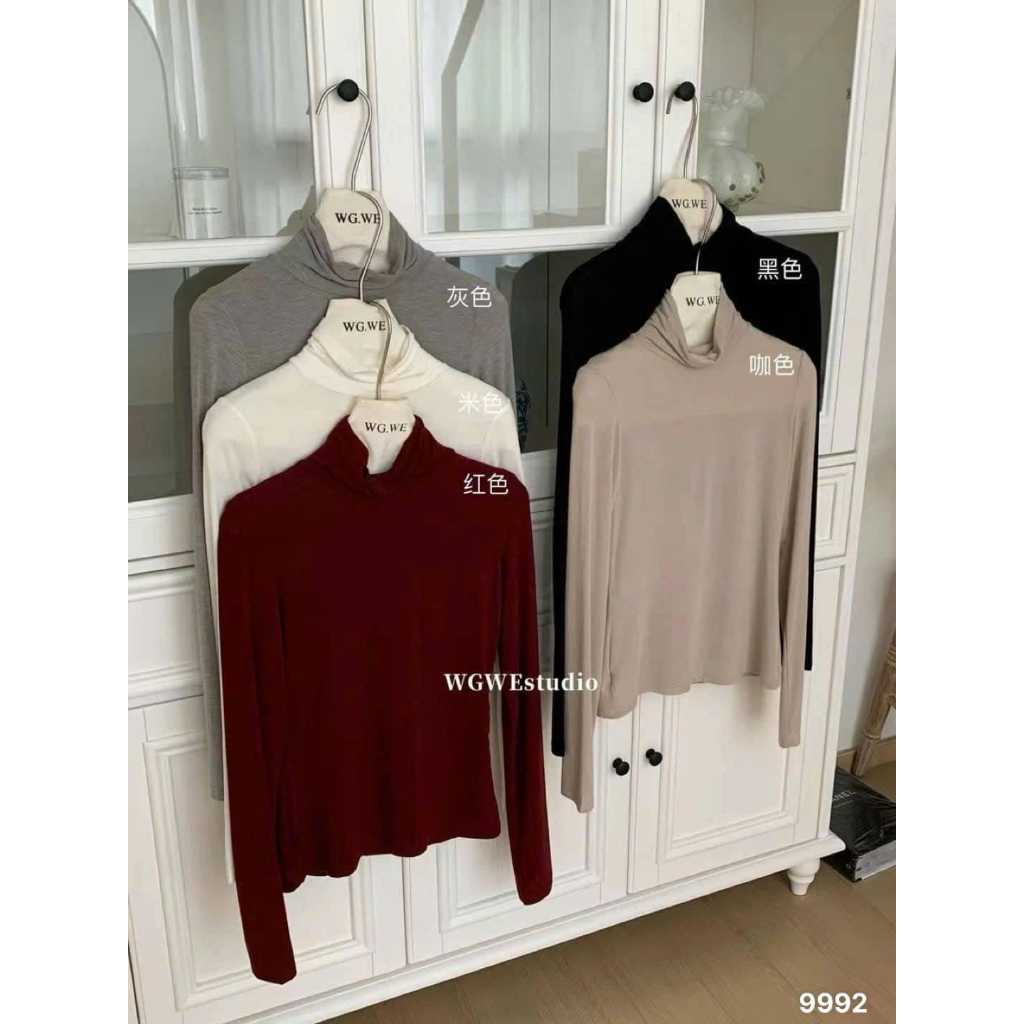 WG.WE เสื้อยืดระบายความร้อนคอสูงบาง