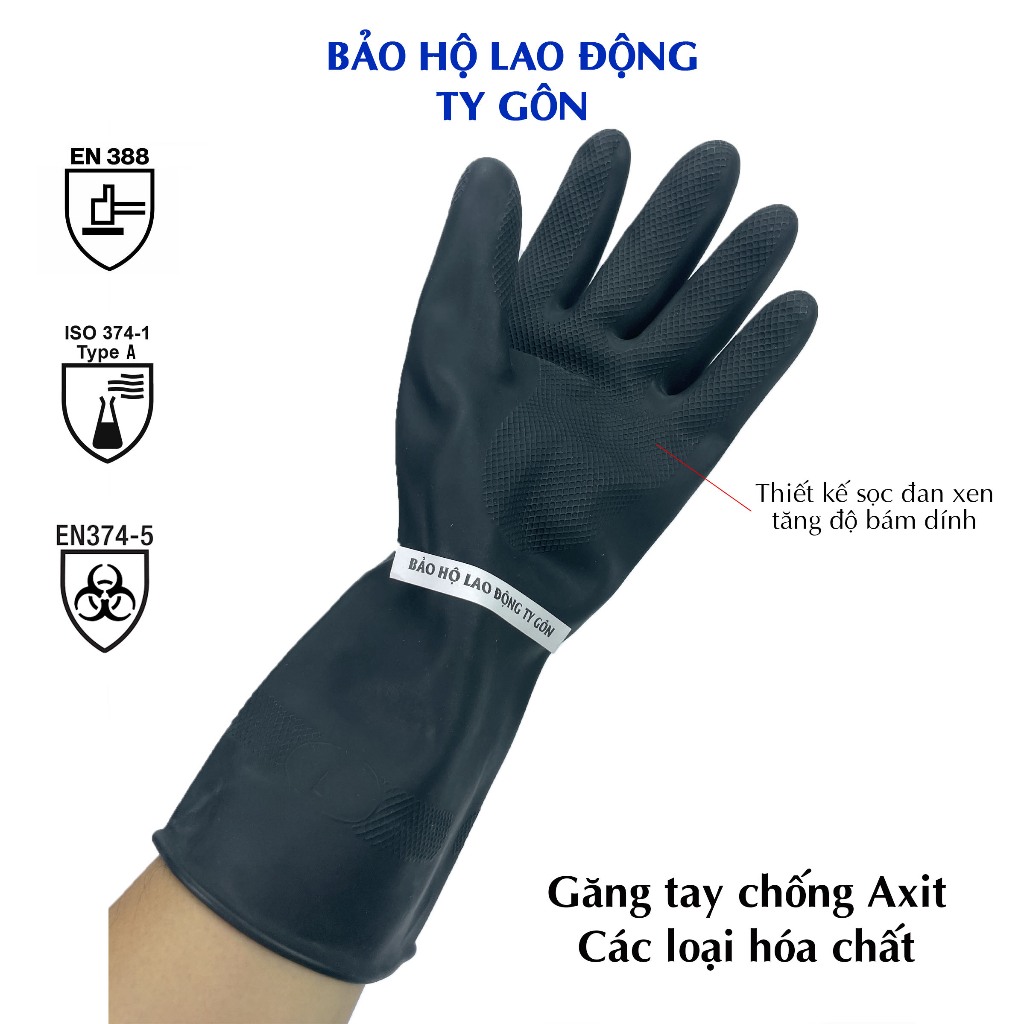 ถุงมือกันกรด Ansell Alphactec 87-118