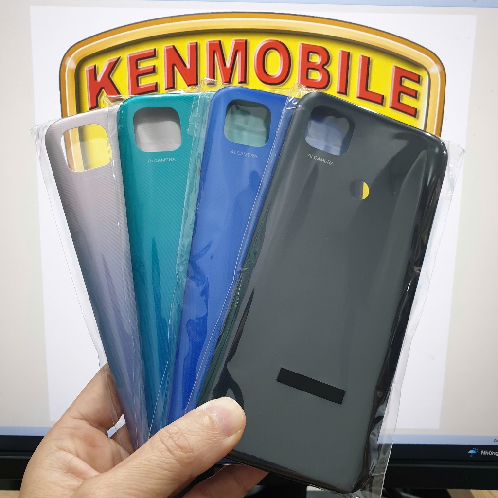 เคสที่รองรับสําหรับ XM Redmi 9A / Redmi 9C พร้อมถาดซิม, ปุ่มและกระจก Cam, ประเภท 1
