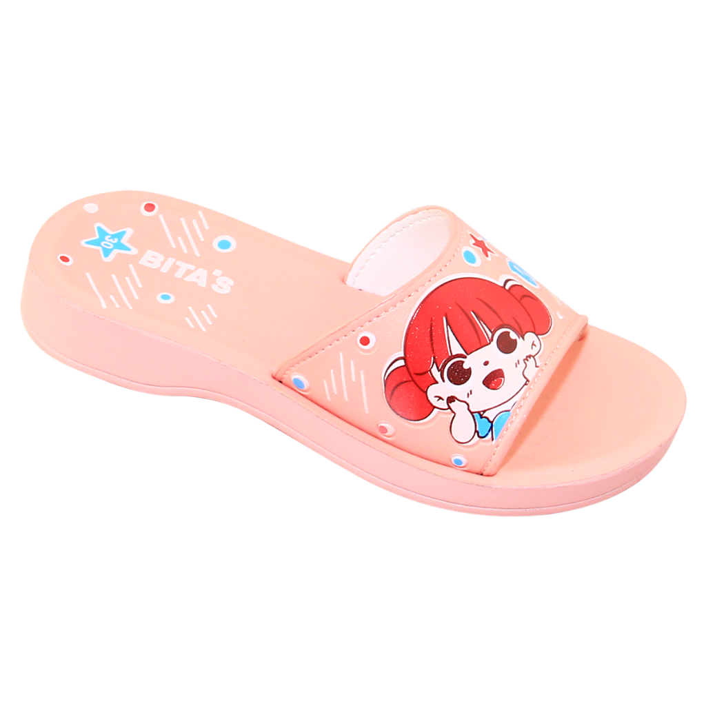 รองเท้าแตะเด็กผู้หญิง Bitas DEMI.04 (Red + Pink quartz + Purple)