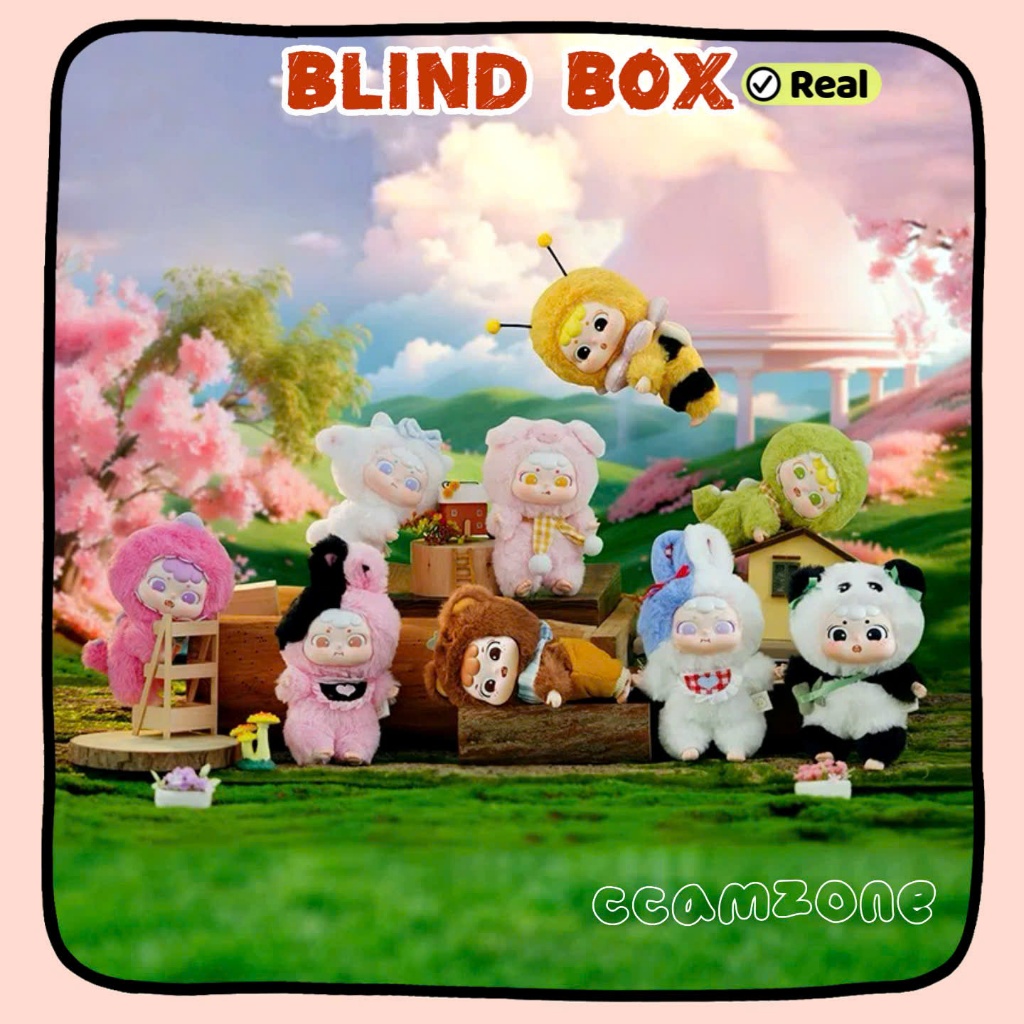 (มีจําหน่าย) Blind Box Dais Animal Crazy Party Blind Box gt664 ccamzone