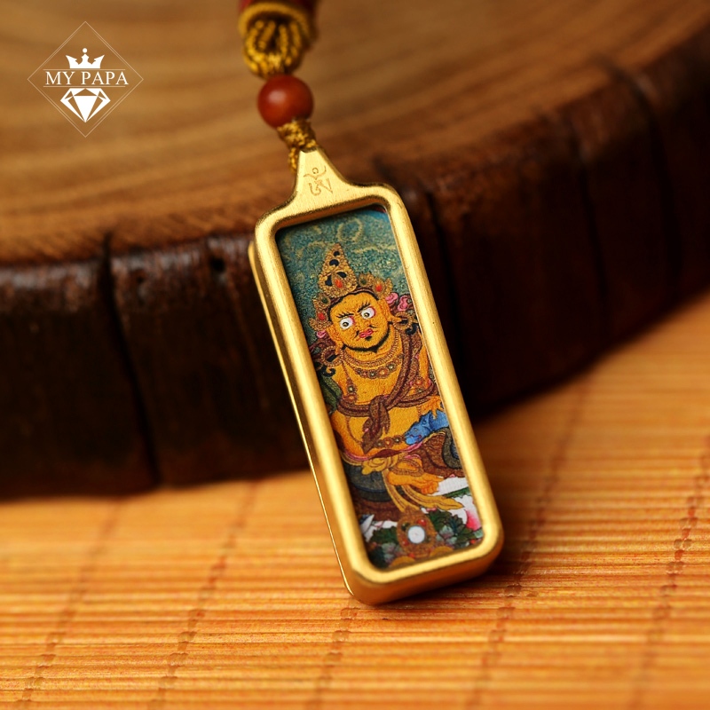 เนปาล Golden God of Wealth สร้อยคอบรอนซ์ MYPAPA - MV109
