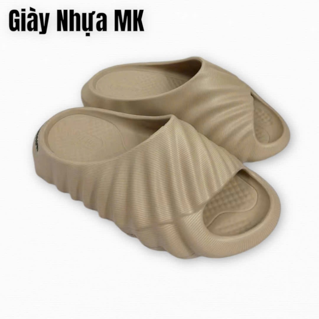 รองเท้าแตะสายไขว้พื้นขนมปังหยักสําหรับทุกเพศน้ําหนักเบาพิเศษสําหรับผู้ชายและผู้หญิงพร้อมพื้นรองเท้าส