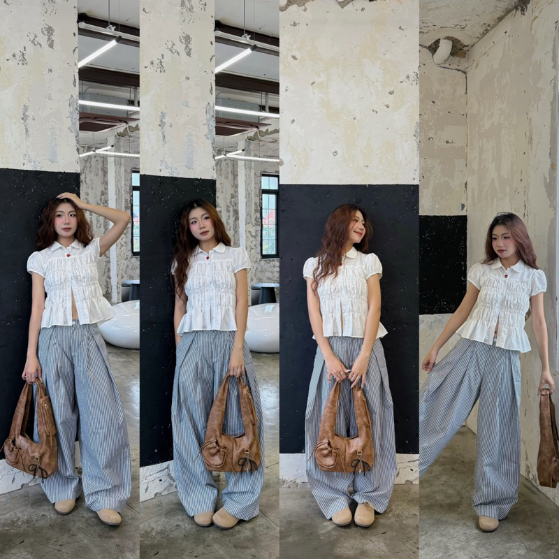 เสื้อ ฝนตก สูงสุด - DEROSE ดีเทลสม็อค ผ้าคอตตอนเนื้อนุ่มเย็น แบบยาวคลุมพุง - รูปที่ 4