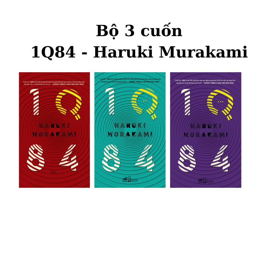 หนังสือ - ชุด 3 เล่ม 1Q84 - Haruki Murakami - Nha Nam