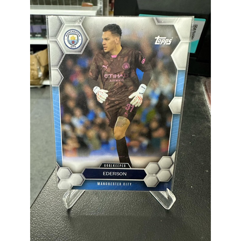 H51 Ederson Topps Manchester City Fan Set 2024/25 การ์ดฟุตบอล