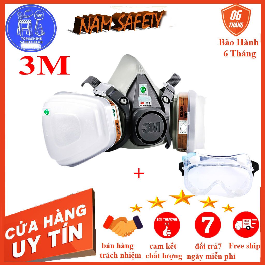 3eM 6200 หน้ากากดับเพลิง หน้ากากป้องกันแก๊สพิษ