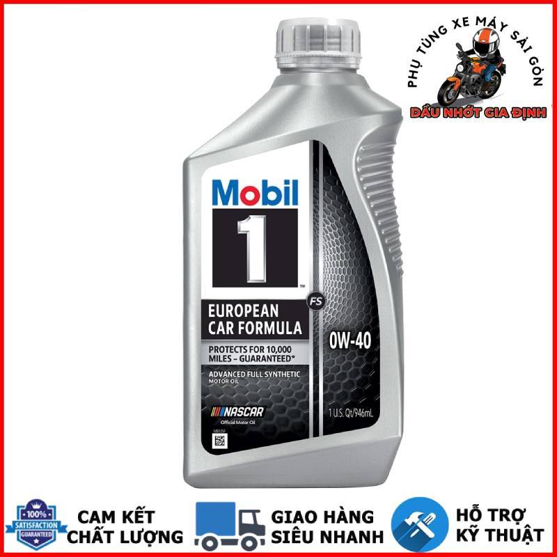 MOBIL น้ํามันสกู๊ตเตอร์ 0W40 946ML - นําเข้าจากอเมริกา
