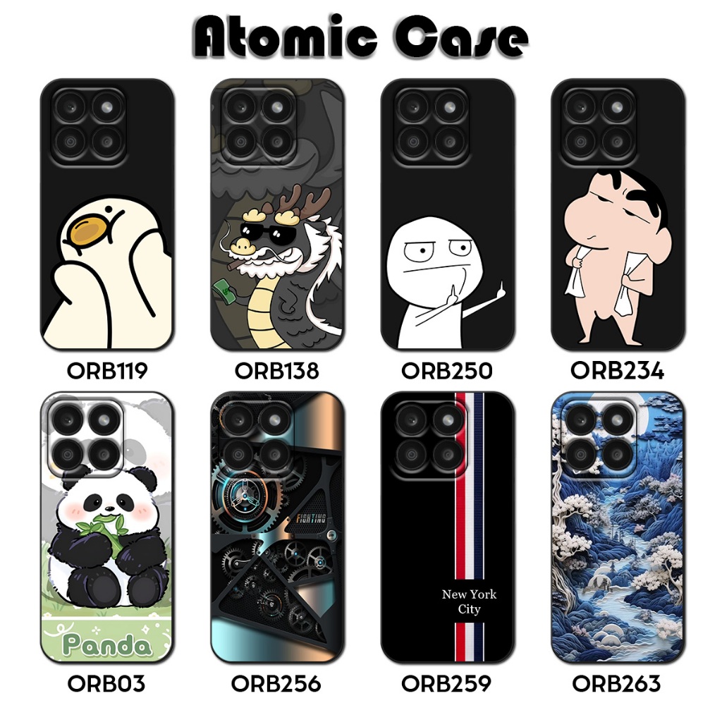 เคส Honor X8B - เคส TPU X8B ยืดหยุ่นพิมพ์ลาย - เคสอะตอม