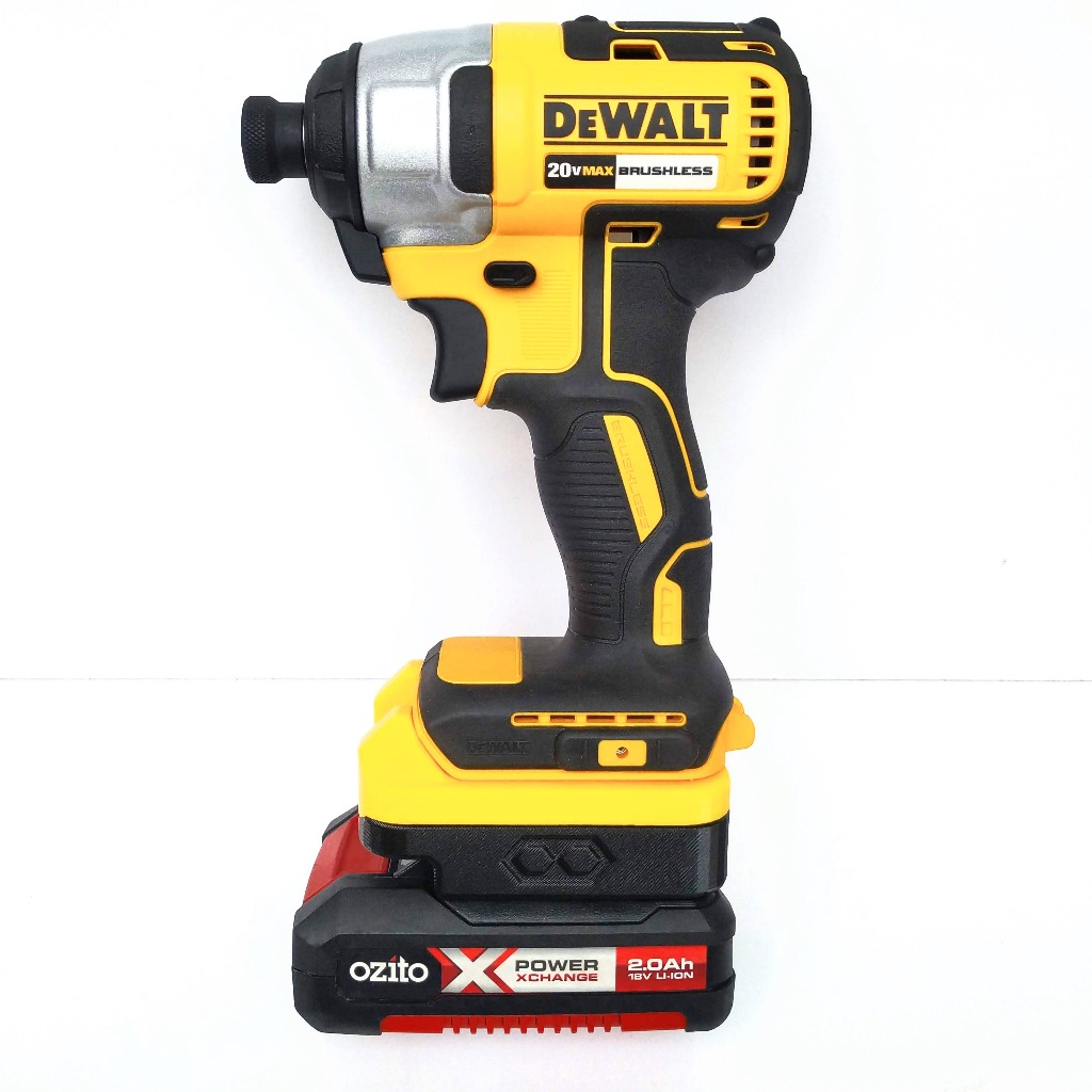 อะแดปเตอร์แบตเตอรี่ OZITO X 18v สําหรับ DEWALT 20v (ไม่รวมเครื่องและแบตเตอรี่)