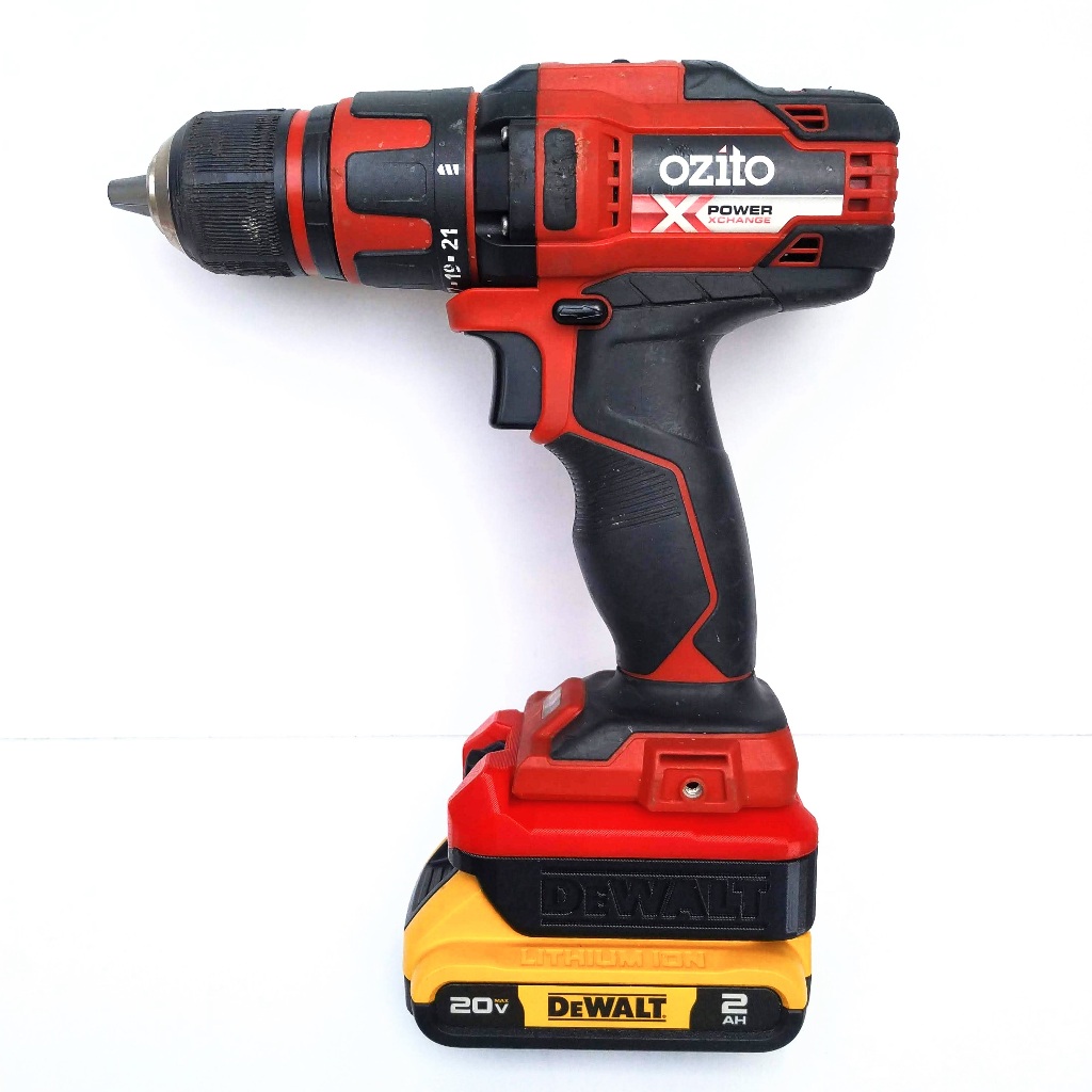 อะแดปเตอร์แบตเตอรี่ DEWALT 20v สําหรับ OZITO POWER X 18v (ไม่รวมเครื่องและแบตเตอรี่)