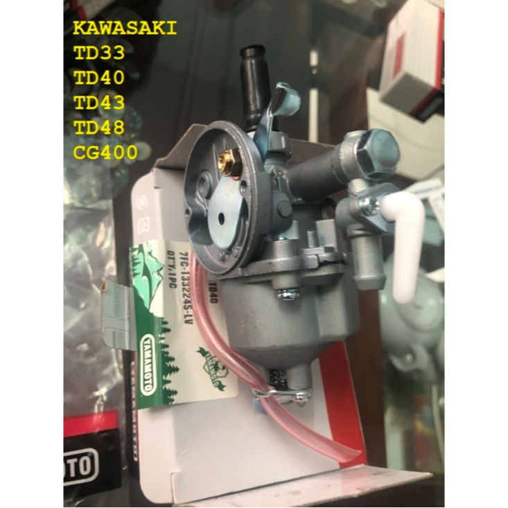 คาร์บูเรเตอร์ คาร์บูเรเตอร์ คาร์บูเรเตอร์สําหรับ KAWASAKI TD33 TD40 TD43 TD48 CG400 เครื่องตัดหญ้า