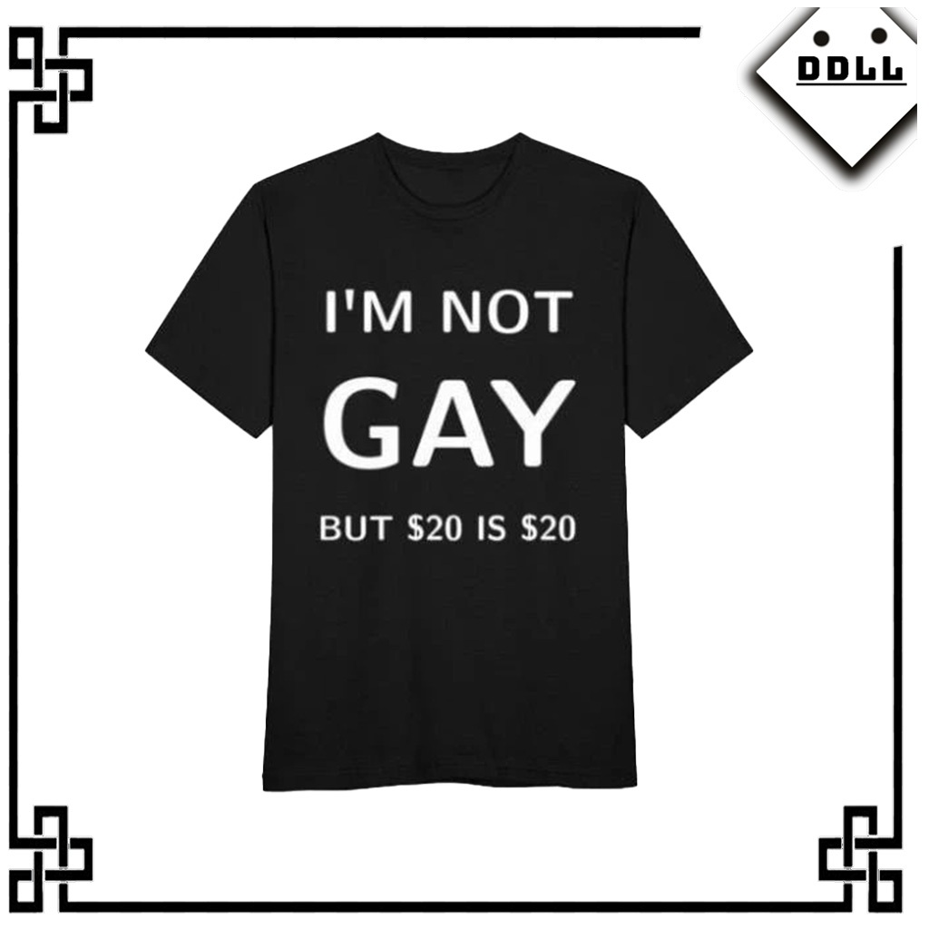 เสื้อยืด Funny meme ฉันไม่ใช่ GAY ขนาดเต็ม