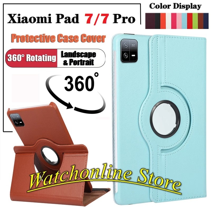 สมาร์ท 360 เคสหนังหมุนได้ Xiaomi Mipad7 Mipad7 pro, Mipad 7 Mipad 7 pro 5G Xiaomi Pad 7 11.2 นิ้ว