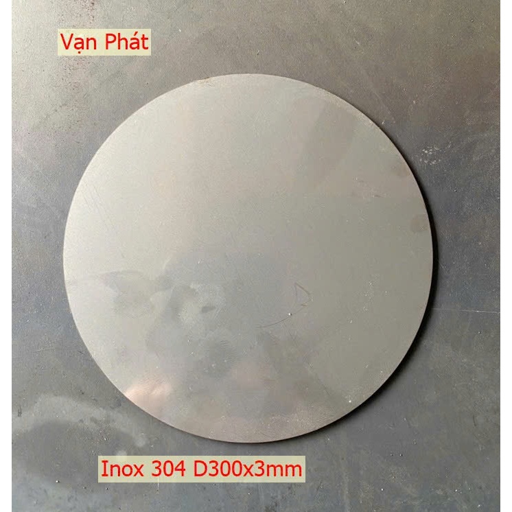 จานกลมสแตนเลส 304 D300x3mm