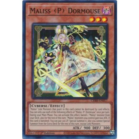 การ์ด yugioh ของแท้ Malis P Dormouse - CRBR-EN017 - Super Rare 1st Edition