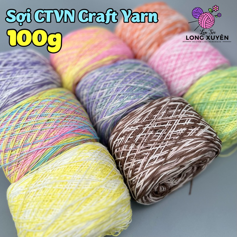CTVN Craft Yarn with Vietnam Cotton 100g