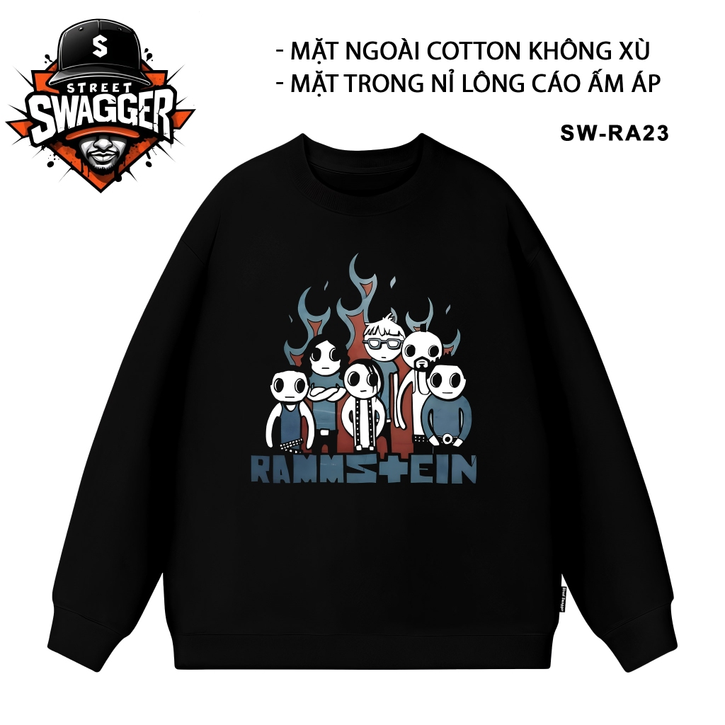 เสื้อสเวตเตอร์ Street Swagger, Rammstein Band SW-RA23