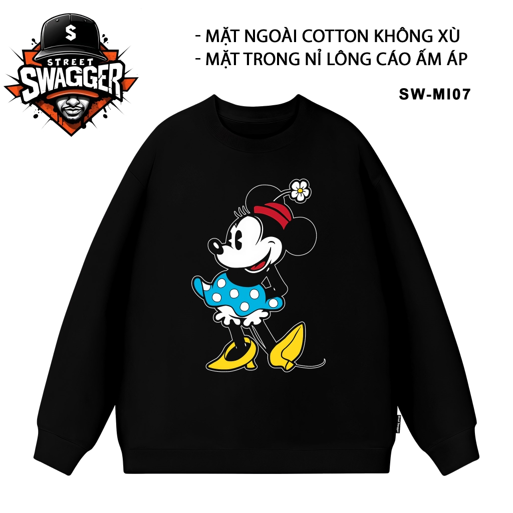 เสื้อสเวตเตอร์ Street Swagger, Disney Daisy Minnie Mouse SW-MI07
