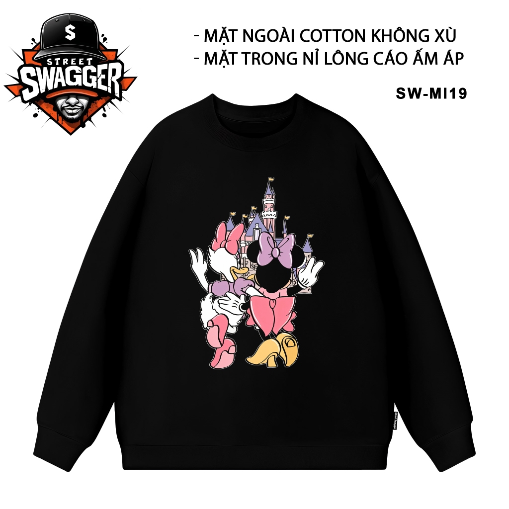 เสื้อสเวตเตอร์ Street Swagger, Disney Daisy Minnie Mouse SW-MI19