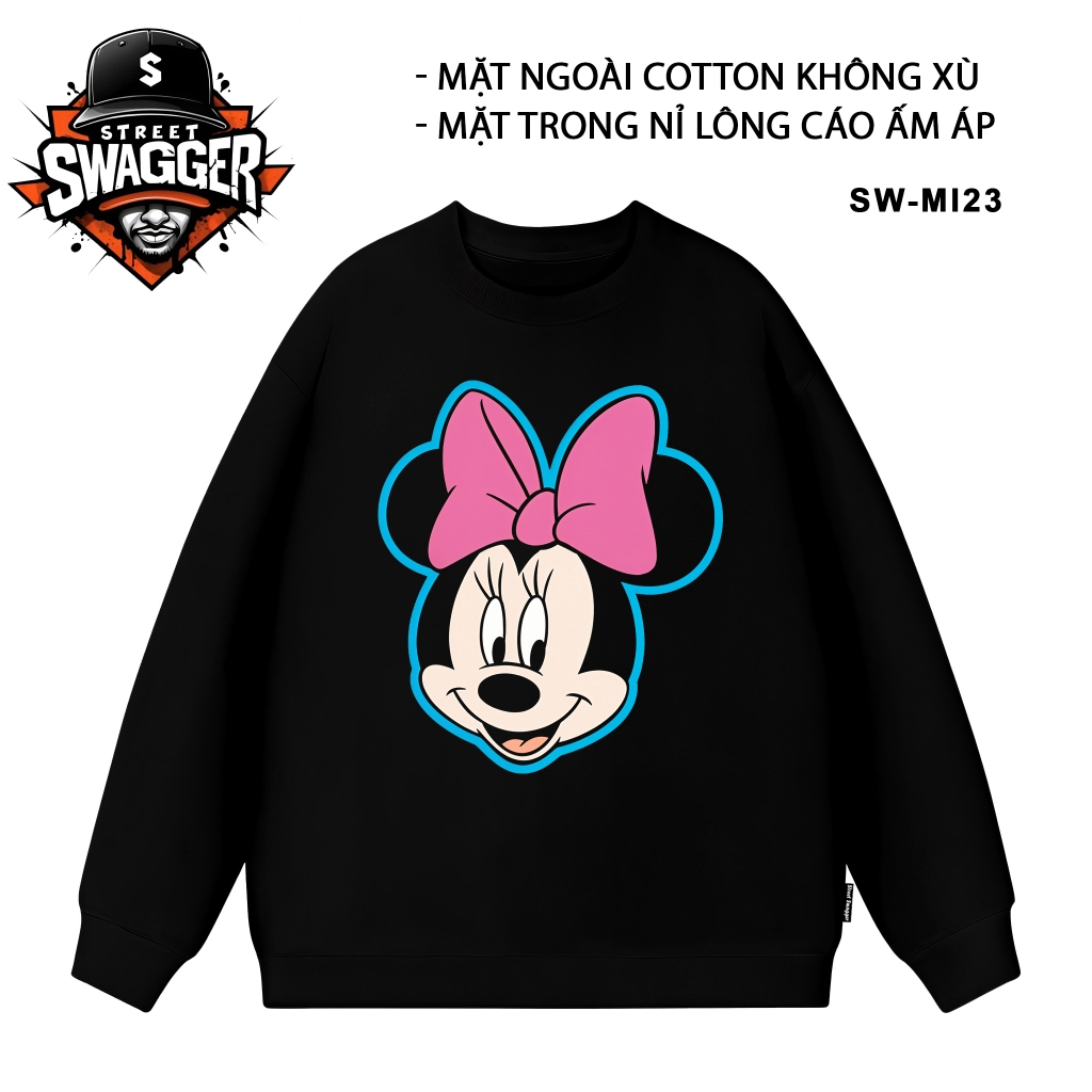 เสื้อสเวตเตอร์ Street Swagger, Disney Daisy Minnie Mouse SW-MI23
