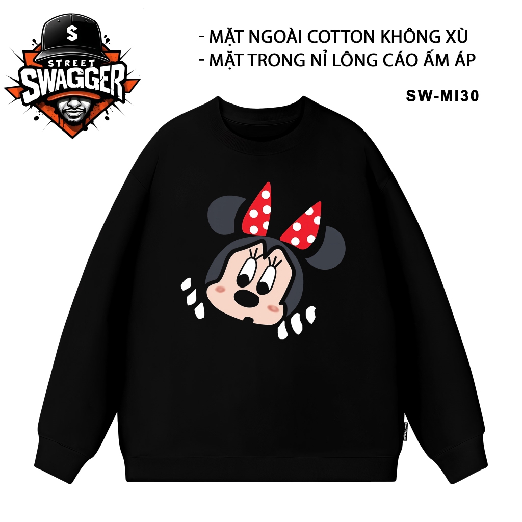 เสื้อสเวตเตอร์ Street Swagger, Disney Daisy Minnie Mouse SW-MI30