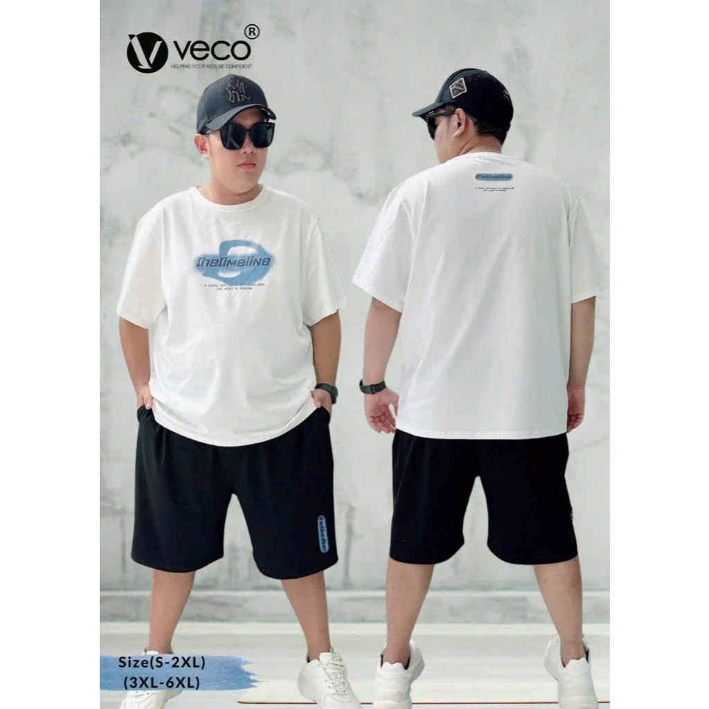 เสื้อยืด Veco Veco Big Big Boy Big Size 40kg ถึง 90kg Veco Products