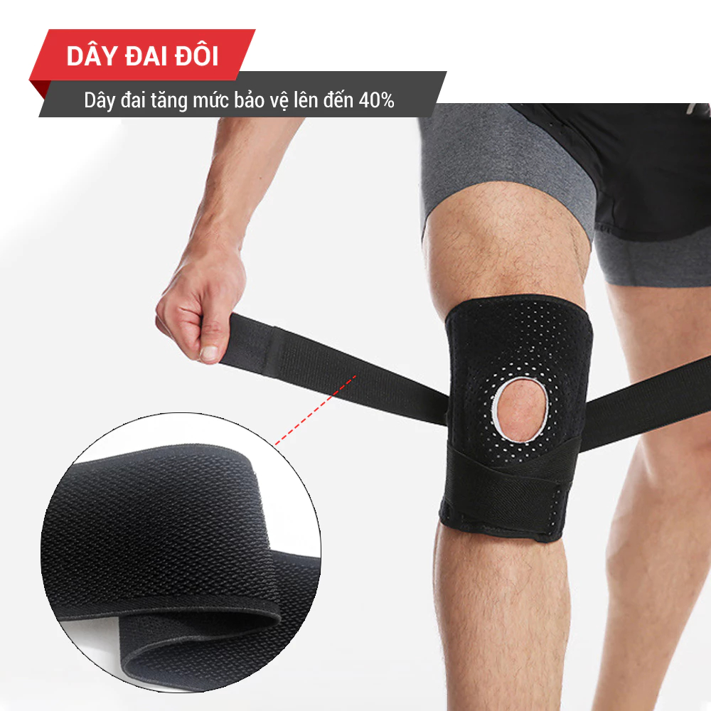 อุปกรณ์พยุงเข่า GoodFit GF512K อุปกรณ์ป้องกันเข่า