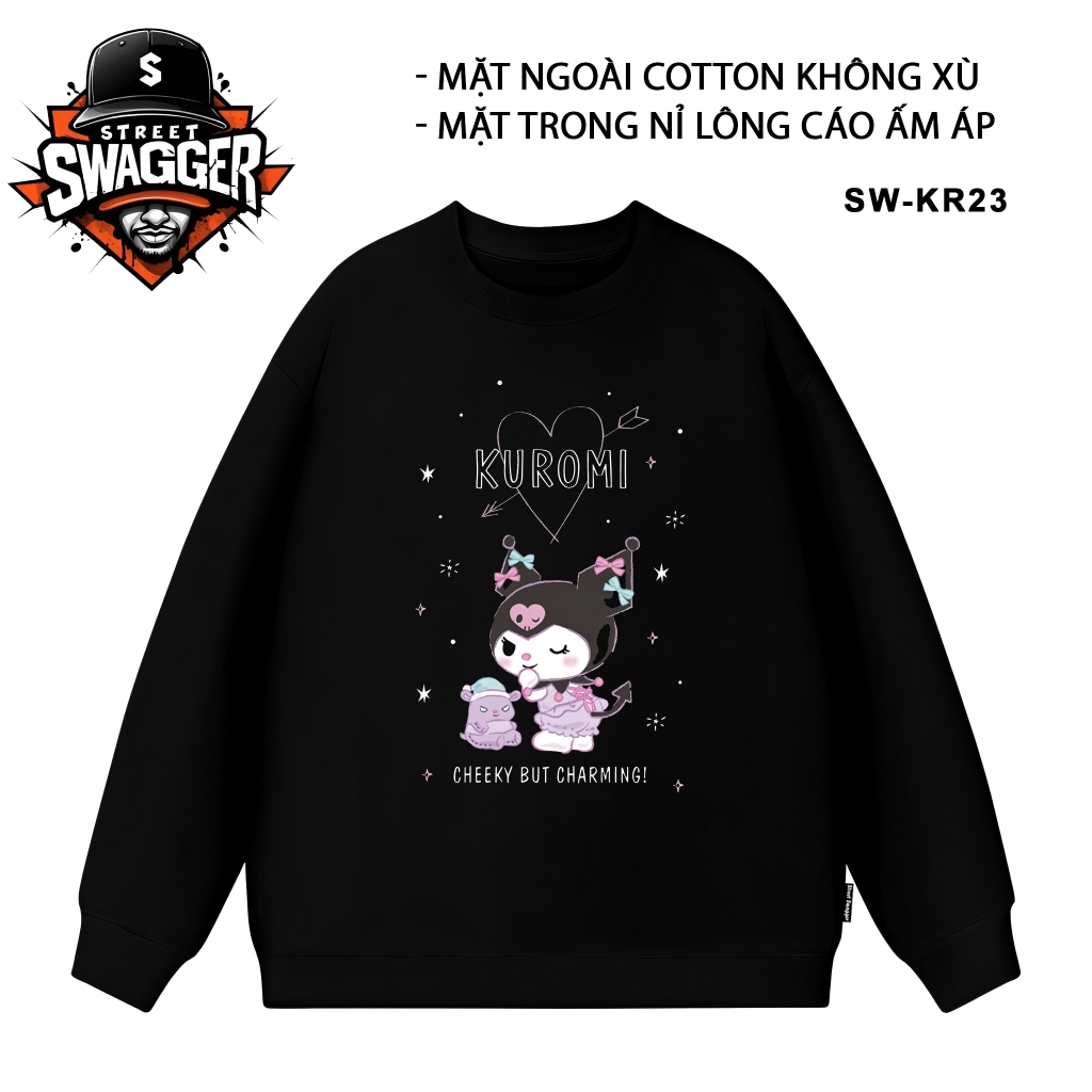 เสื้อสเวตเตอร์ Street Swagger, Kuromi SW-KR23