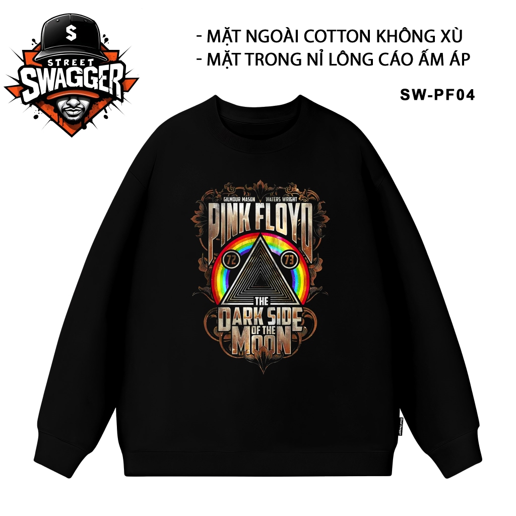เสื้อสเวตเตอร์ Street Swagger, Rock Band, Pink Floyd Band SW-PF04