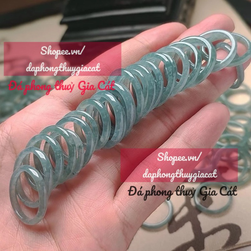 แหวนสีน้ําเงิน 5A super vip สวยงาม ขนาด 16-20mm มาพร้อมกล่องพรีเมี่ยม