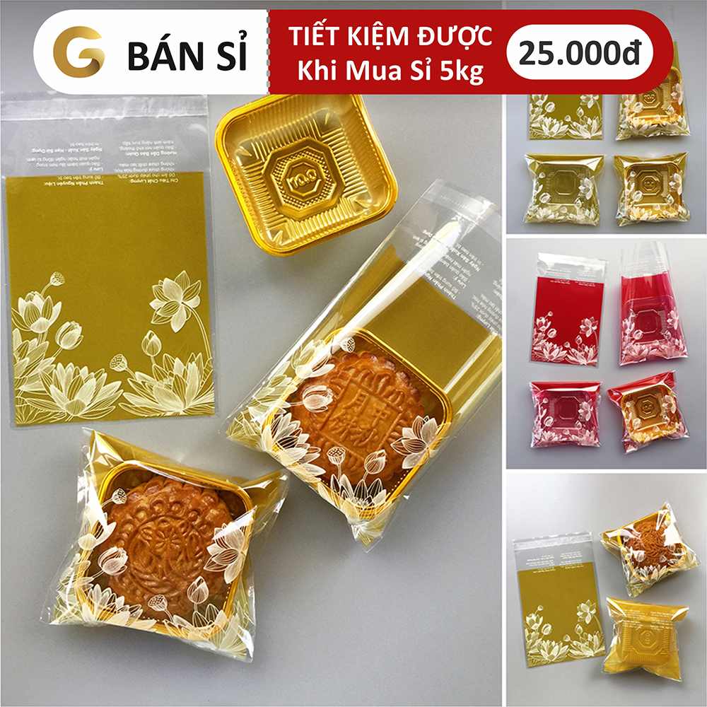 ขายส่ง ถุงขนมไหว้พระจันทร์กาว 5กก. 150gr, 200gr, 250gr [Gold Pack VN]
