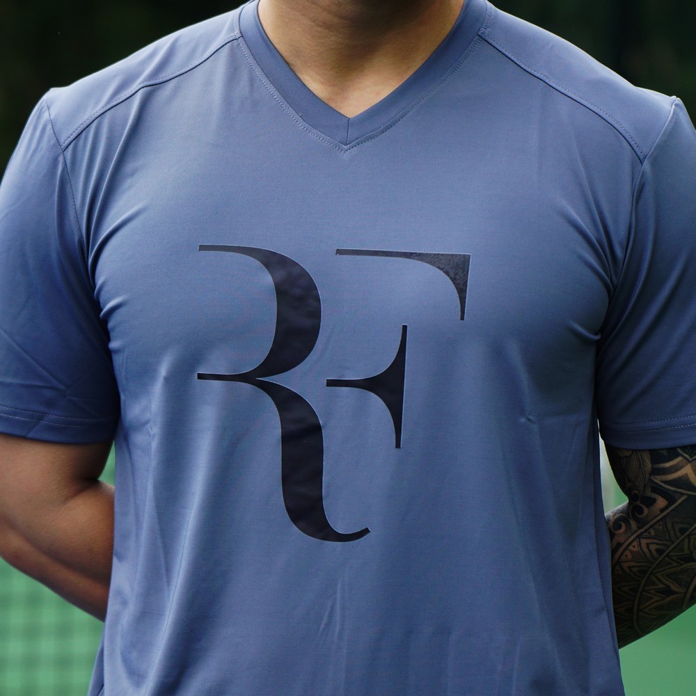 เสื้อเทนนิสฝึกซ้อม Roger Federer pickleball, เสื้อกีฬา Roger Federer