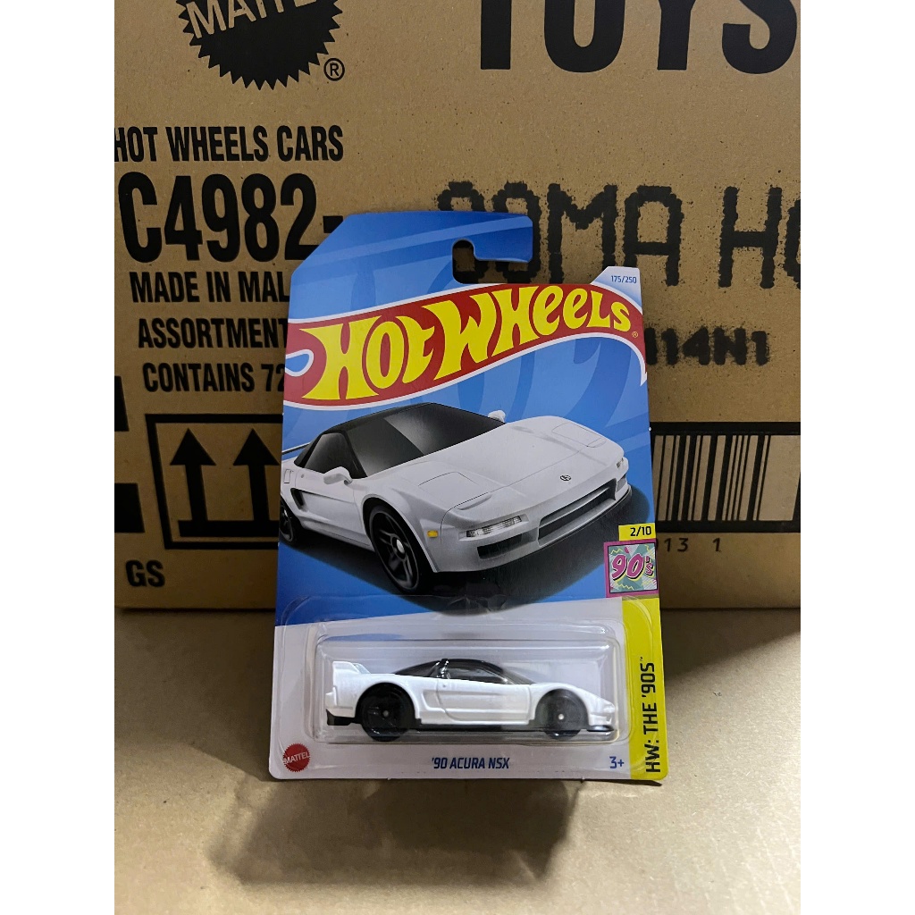 LeHuong Diecast - Hot Wheels 90 Acura NSX (สีขาว) รถโมเดล
