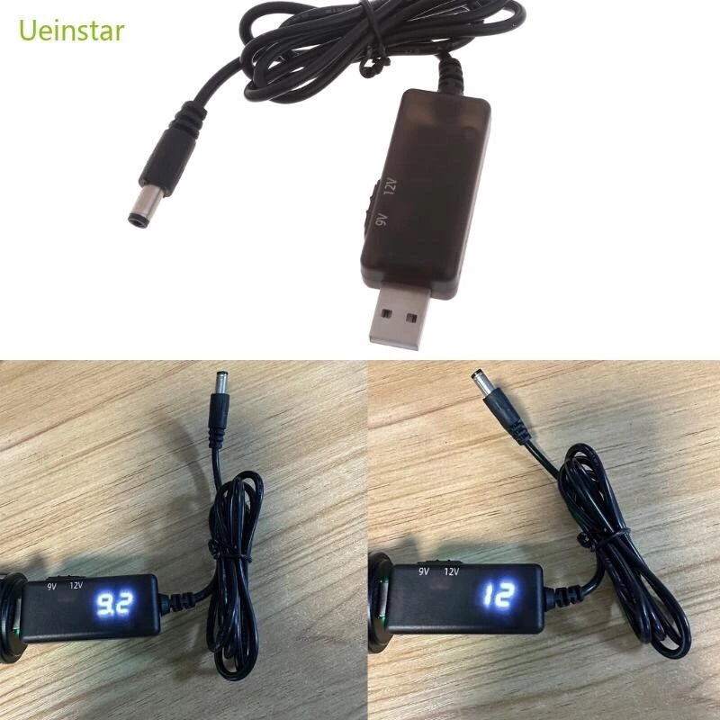 5V USB to DC 9V และ 12V 1.5A Booster Cable