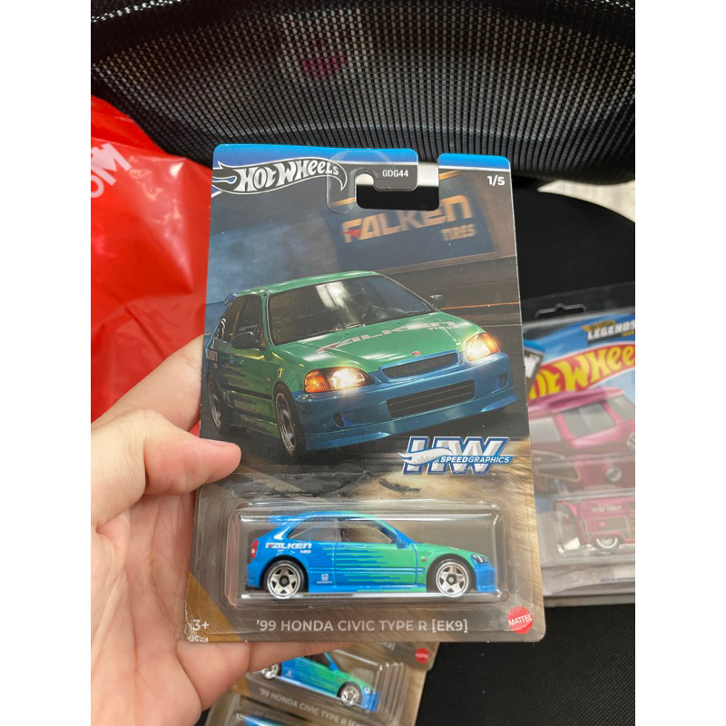 โมเดลรถ Hotwheels Honda Civic Type R ek9/