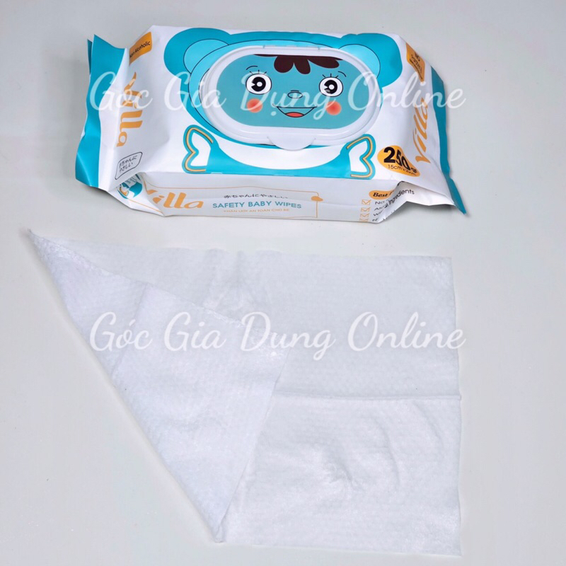 BABY WIPES WET TISSUE WITHODOR. สีสุ่ม