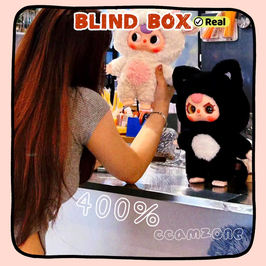 (มีจําหน่าย) Blind Box Baby Three 400% Random Blind Box gt661 ccamzone