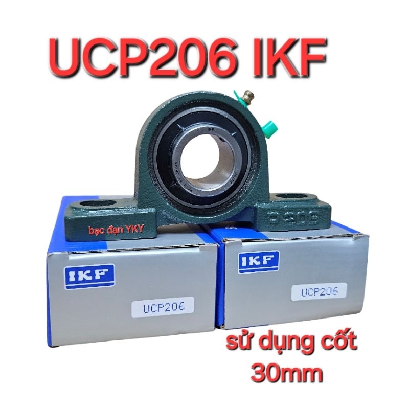 ตลับแบริ่ง UCP206 IKF (แกน 30 มม.)