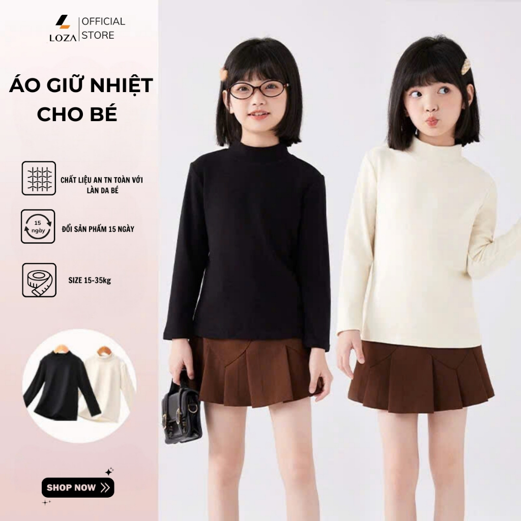 เสื้อยืดแขนยาวคอปก 3p สําหรับเด็ก Borip Loza PH403317