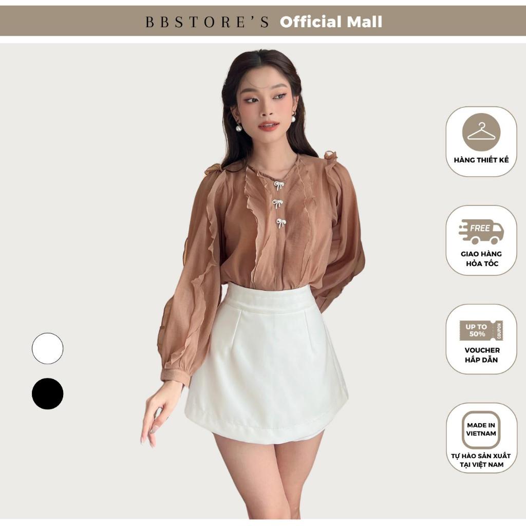 BBSTORES กระโปรงสั้นแฟชั่นอ่อนเยาว์และไดนามิกของ BBSTORE -V1258