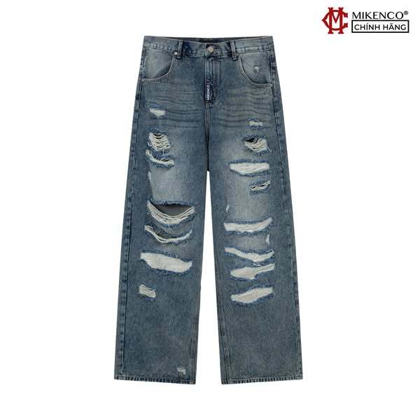 กางเกงยีนส์ Mikenco Fringe Baggy