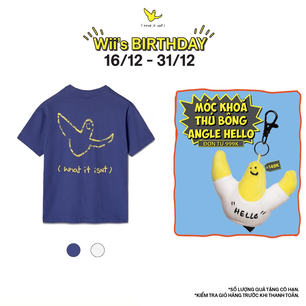 เสื้อยืด Wii Cotton Big Angel - isNt