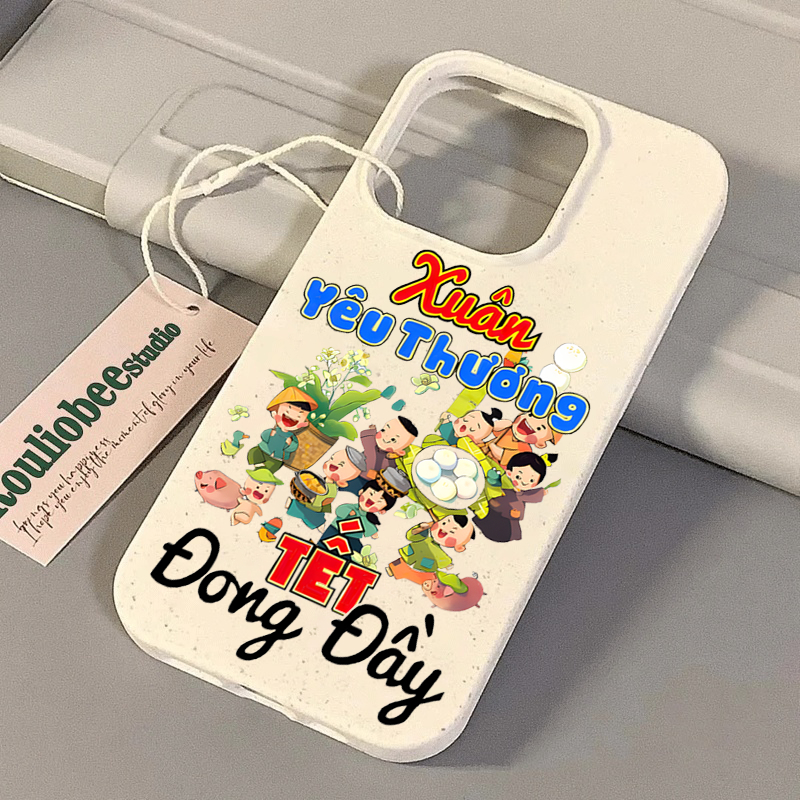 [TET IPHONE CASE] Loving Spring Tet Case วัสดุข้าวสาลี 16promax 16pro 16 12 11 13 14 15 8 6plus prom