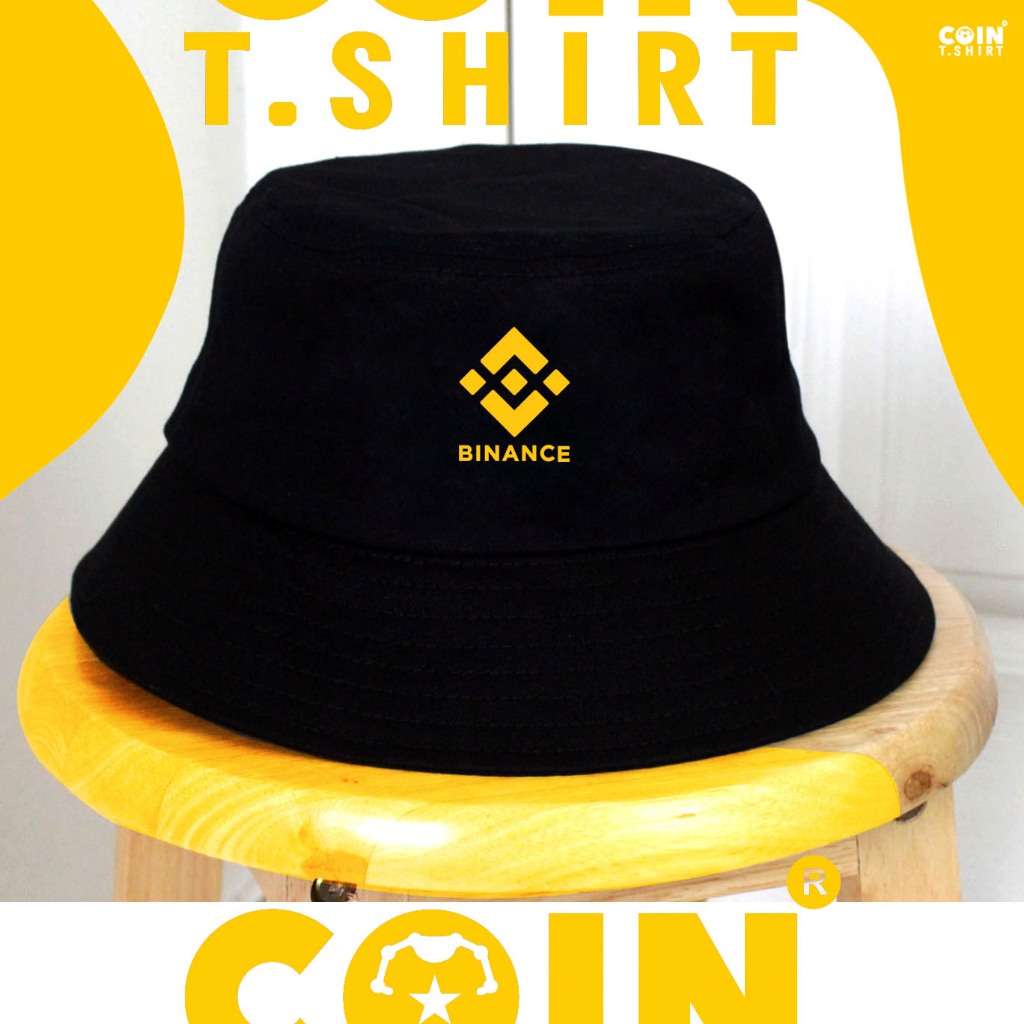 คุณภาพสูง หมวกบักเก็ต Binance, Cointshirt, Holder Bitcoin, Binance, Ethereum, ETH, OKX, BNB, BTC