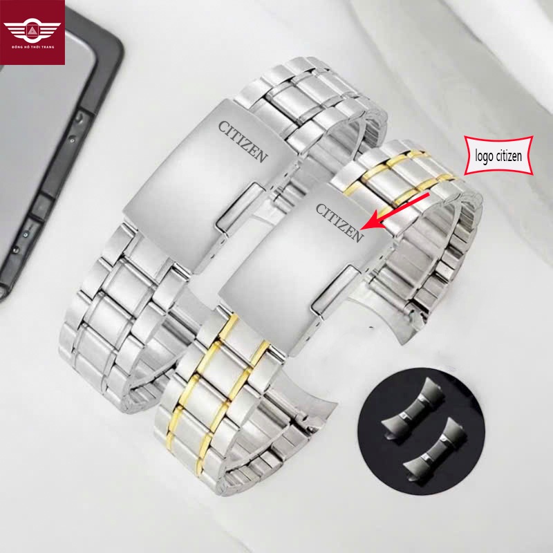 Citizen สายนาฬิกาสแตนเลส Bm8475 20 22mm Z179 ตัวล็อคกล่อง